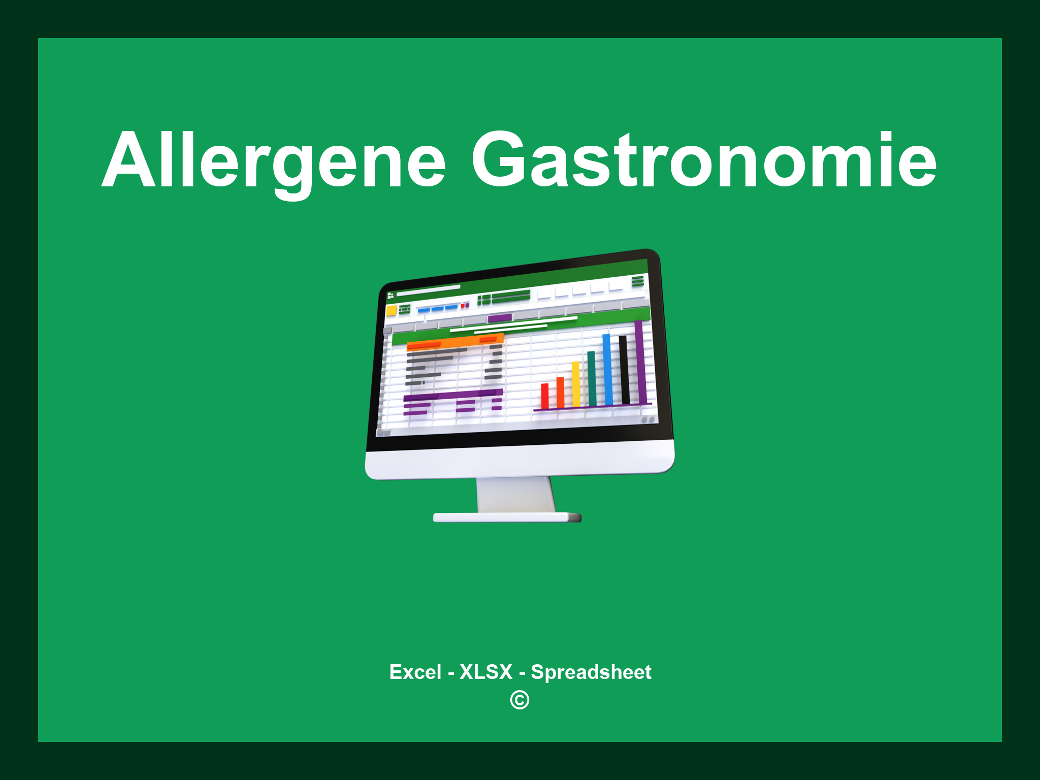 Allergene Gastronomie Vorlage