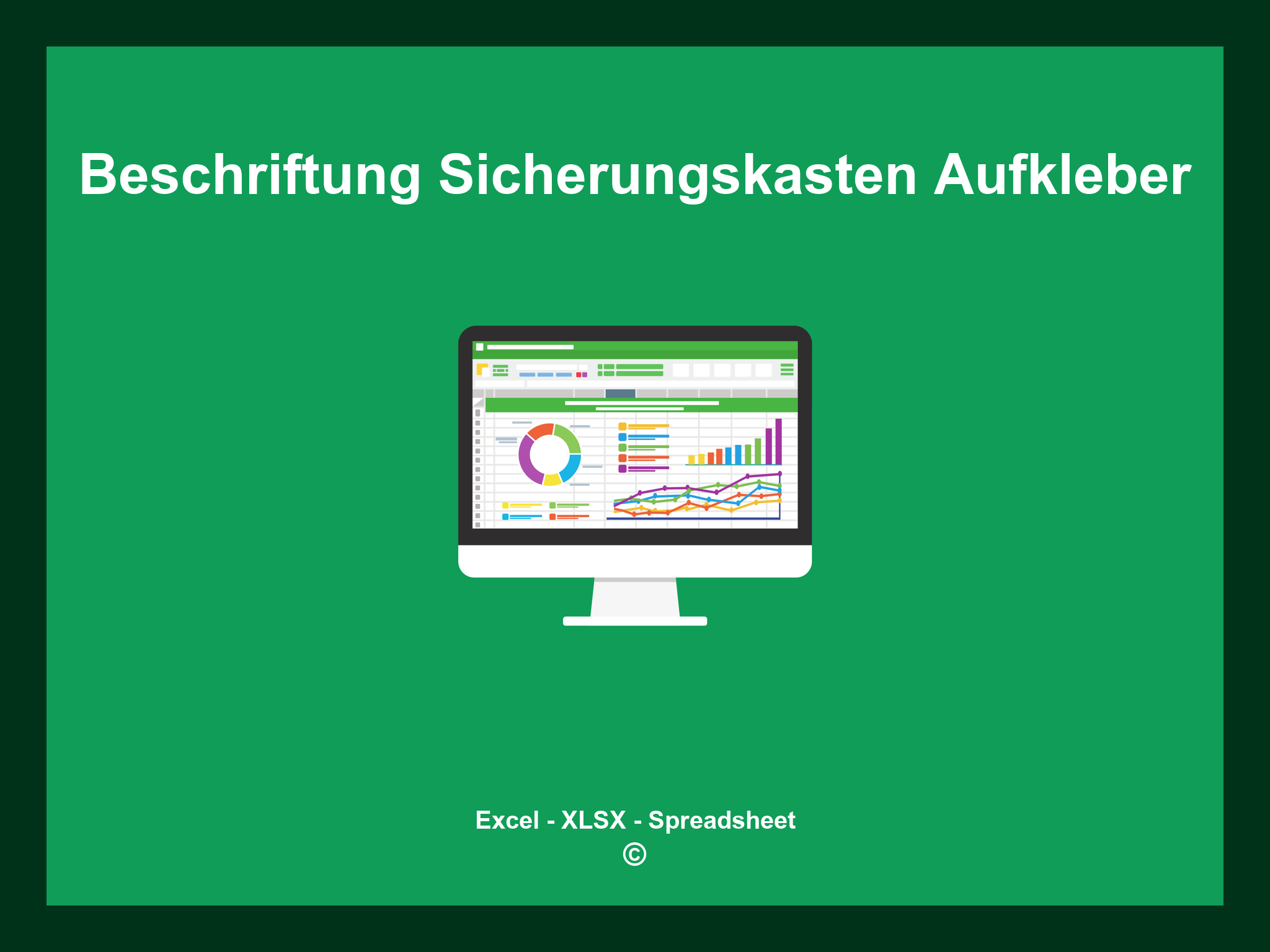 Beschriftung Sicherungskasten Aufkleber