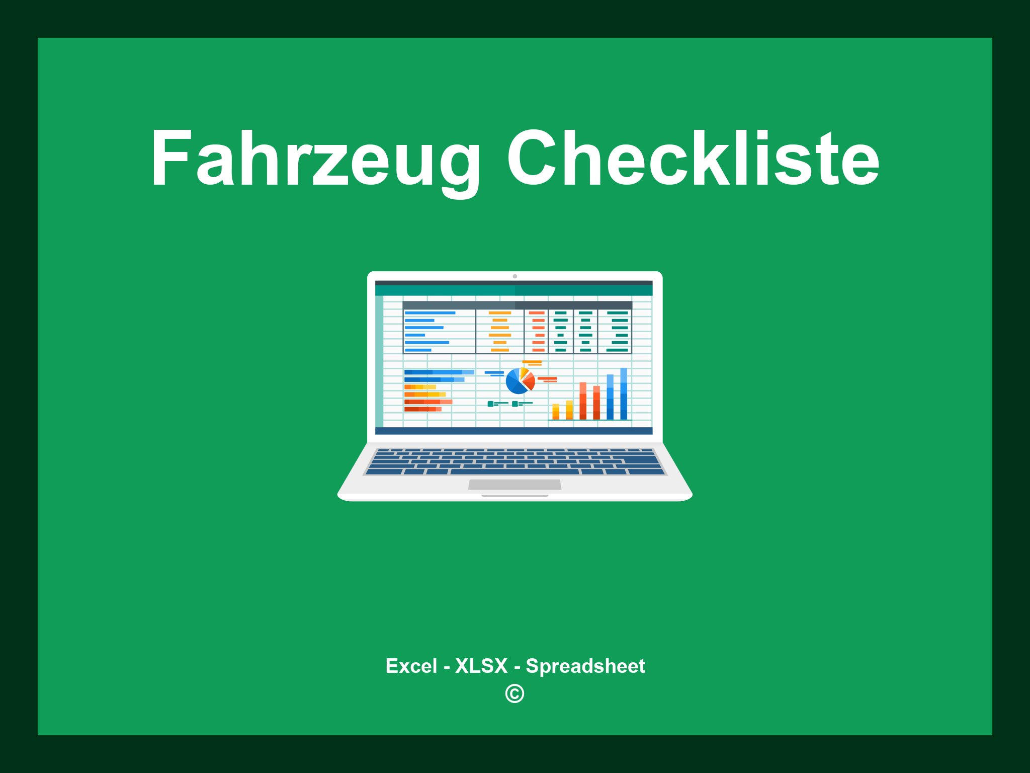 Excel Fahrzeug Checkliste Vorlage