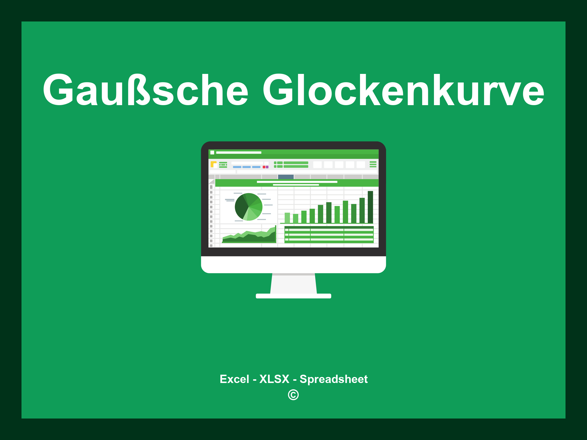 Gaußsche Glockenkurve Excel Vorlage