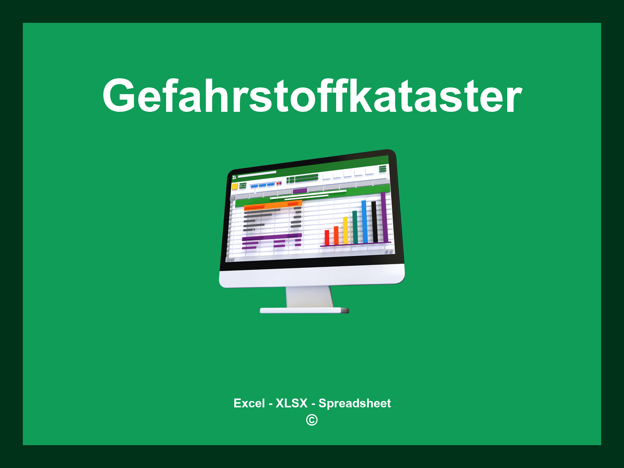 Gefahrstoffkataster Vorlage Excel