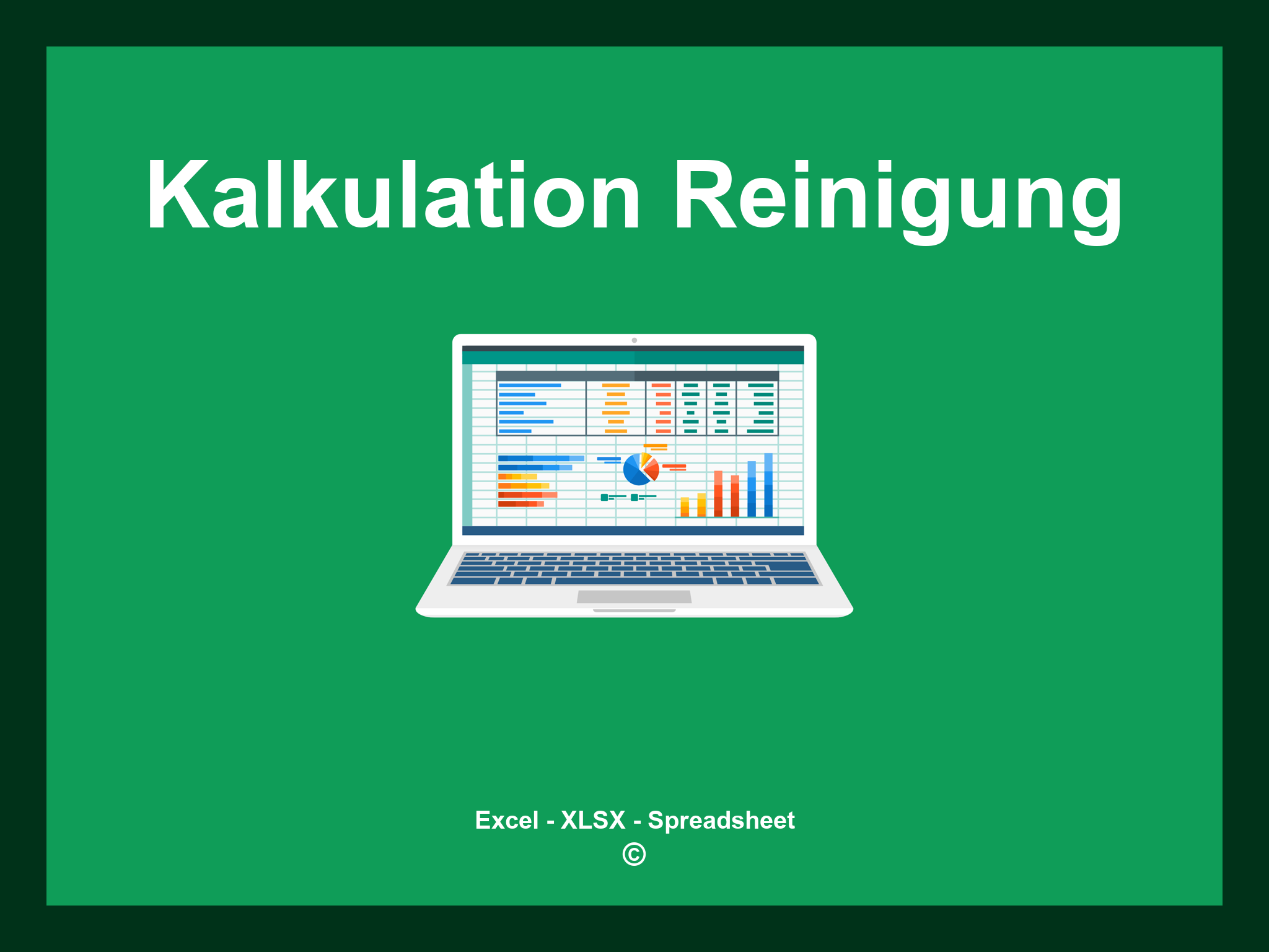 Kalkulation Reinigung Excel
