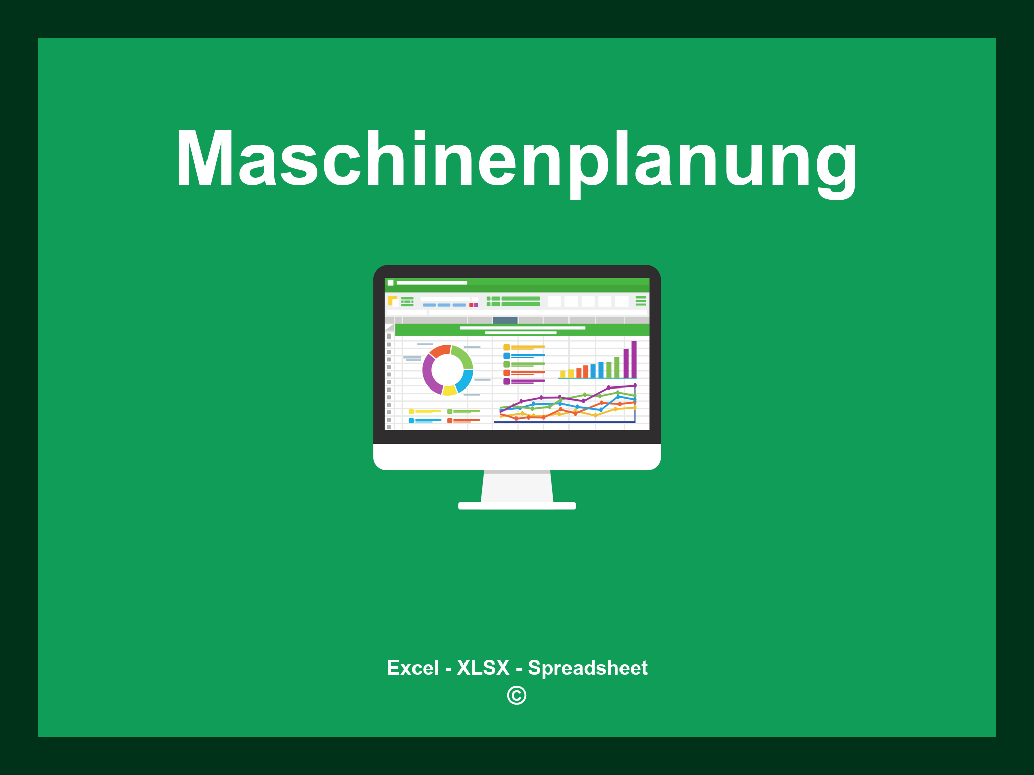 Maschinenplanung Excel Vorlage