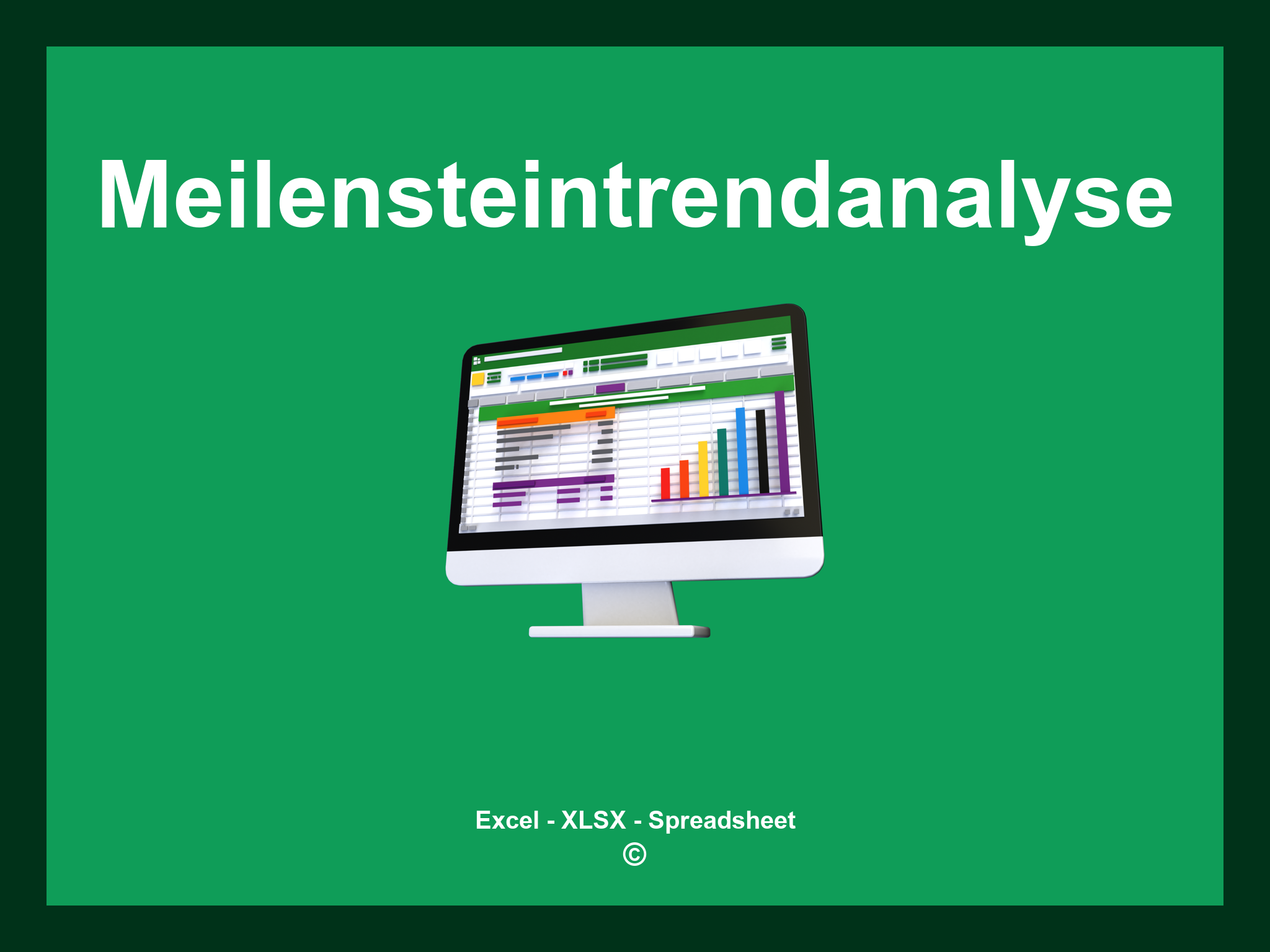 Meilensteintrendanalyse Excel