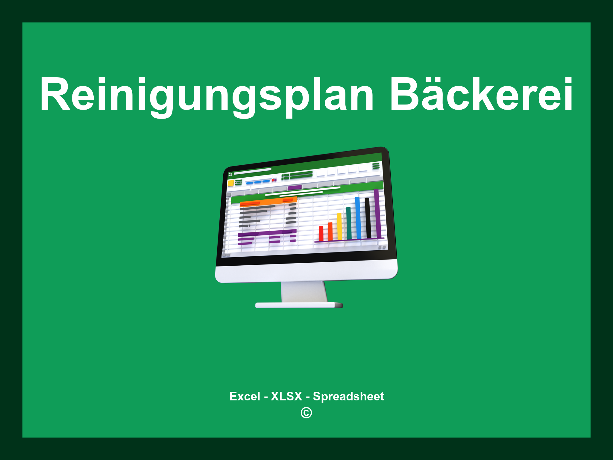 Reinigungsplan Bäckerei Vorlage