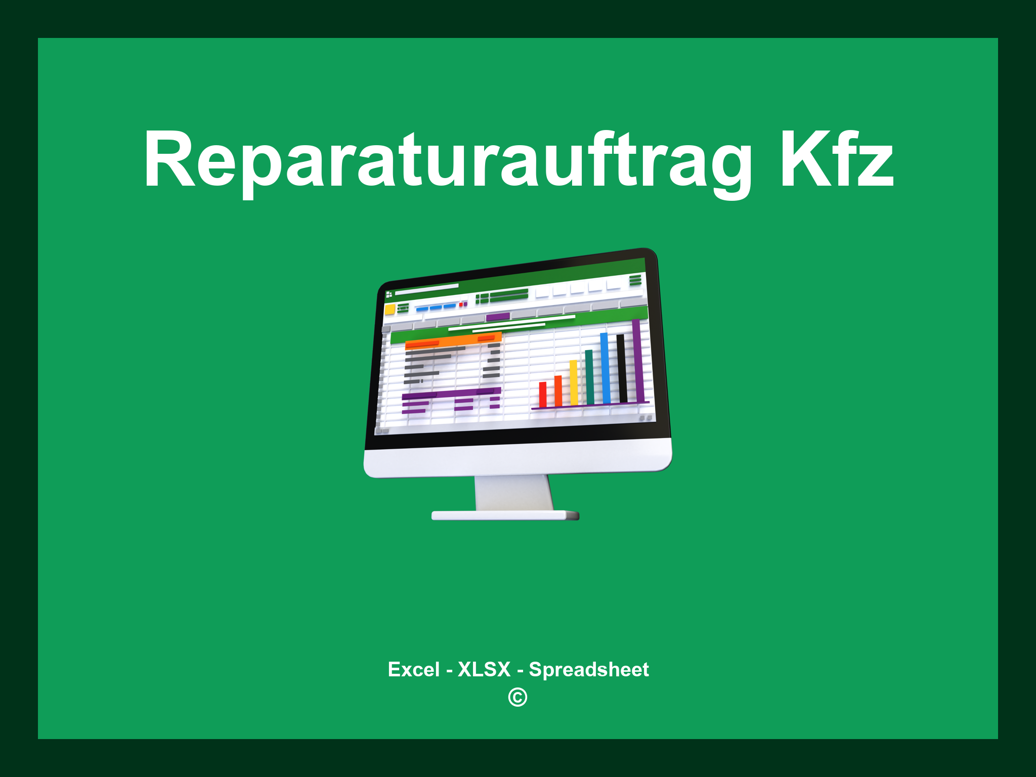 Reparaturauftrag Kfz Muster