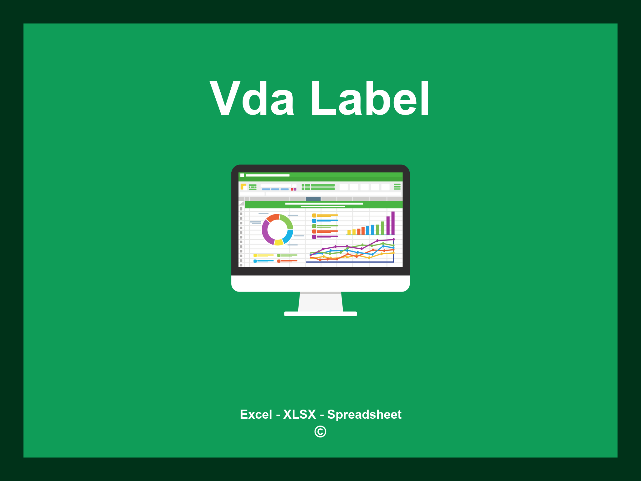 Vda Label Vorlage
