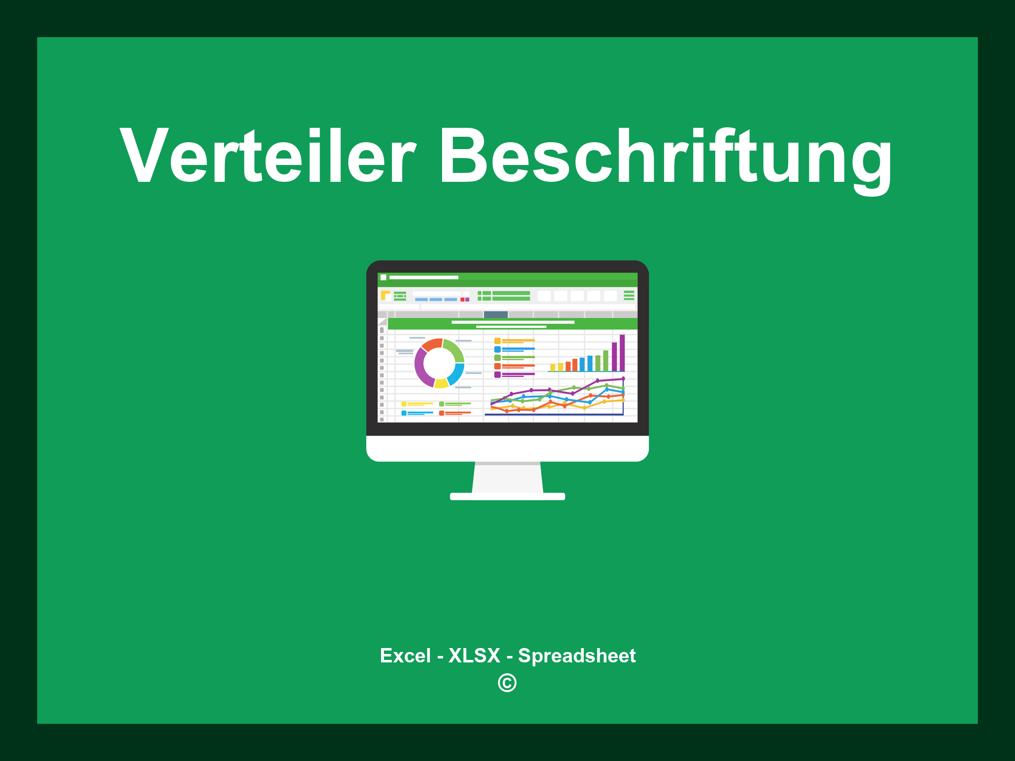 Verteiler Beschriftung Vorlage