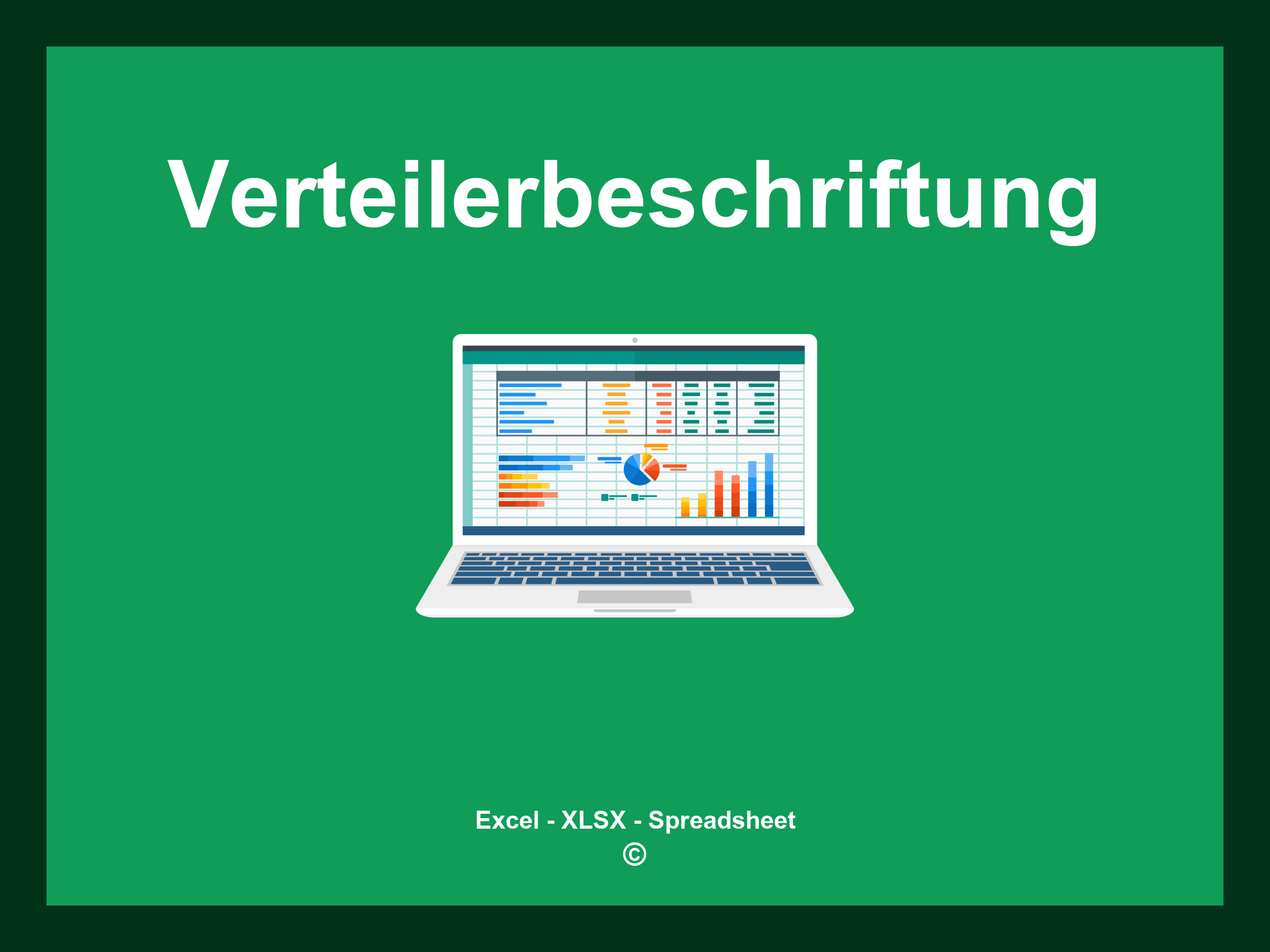Verteilerbeschriftung Vorlage