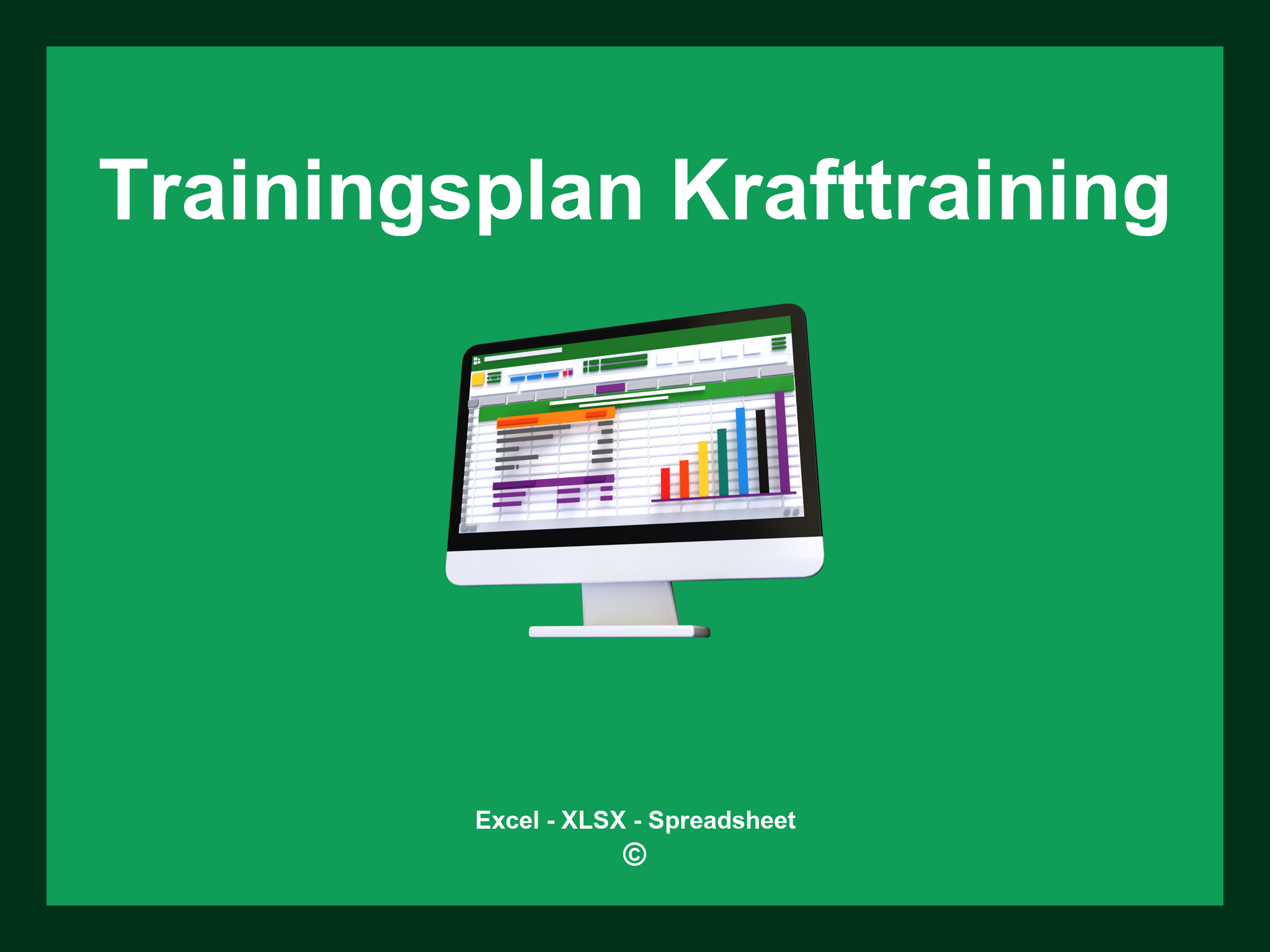 Vorlage Trainingsplan Krafttraining Excel