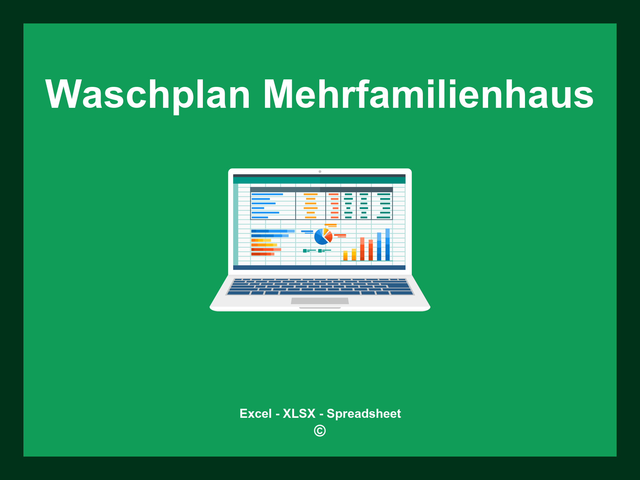 Waschplan Mehrfamilienhaus