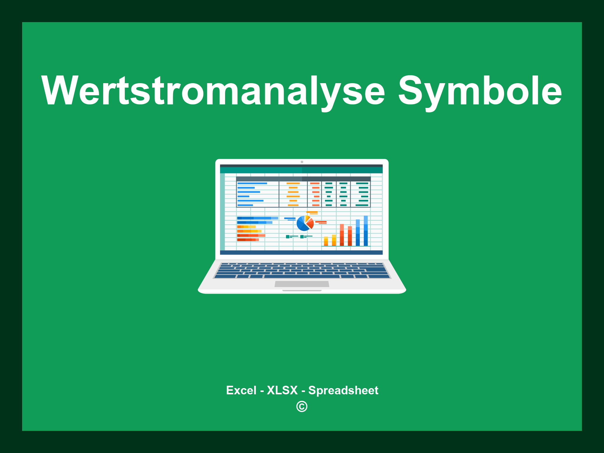 Wertstromanalyse Symbole Excel