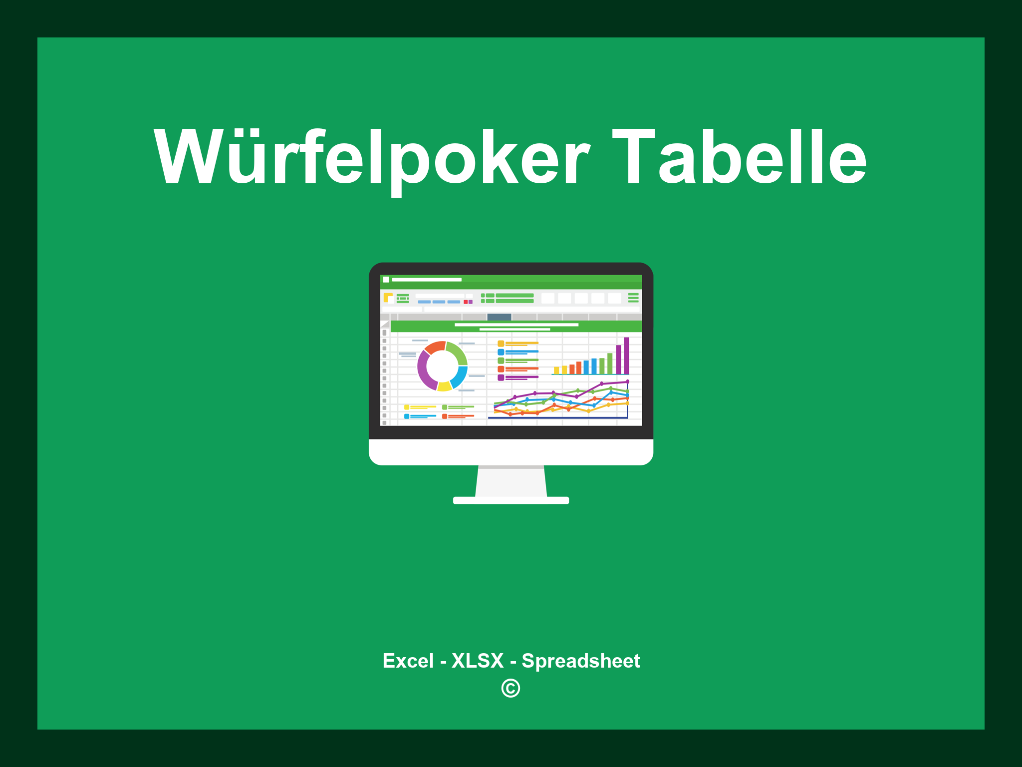 Würfelpoker Excel Tabelle
