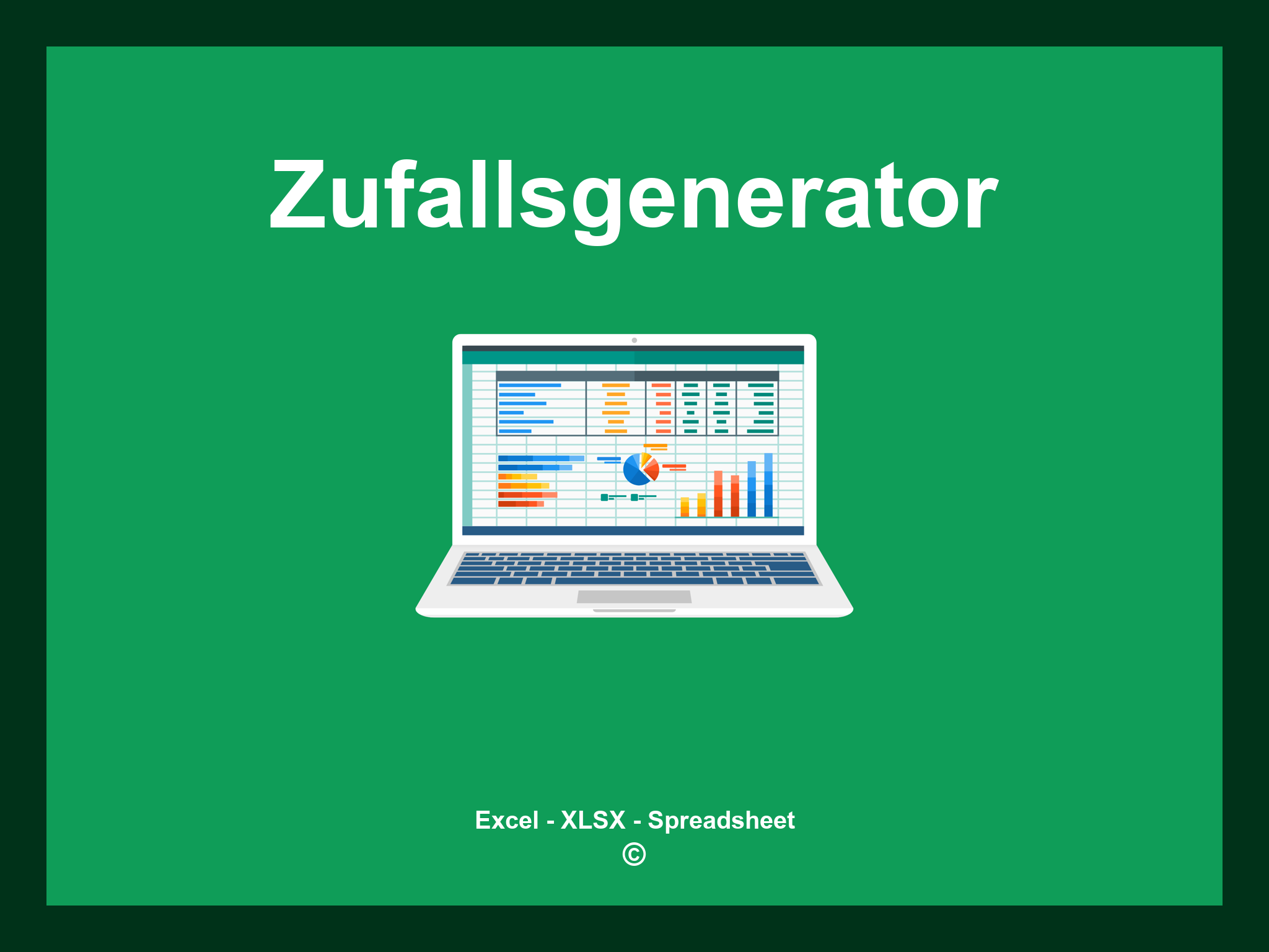 Zufallsgenerator Excel Vorlage